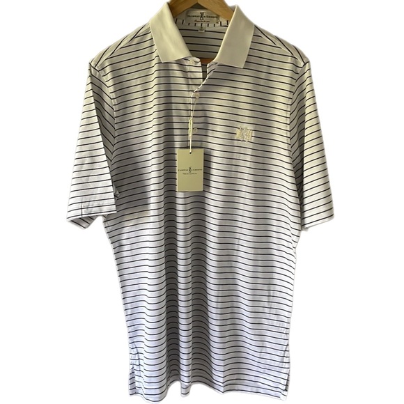 Fairway & Greene Other - Fairway Greene Barrow Striped Lisle Polo Golf Shirt